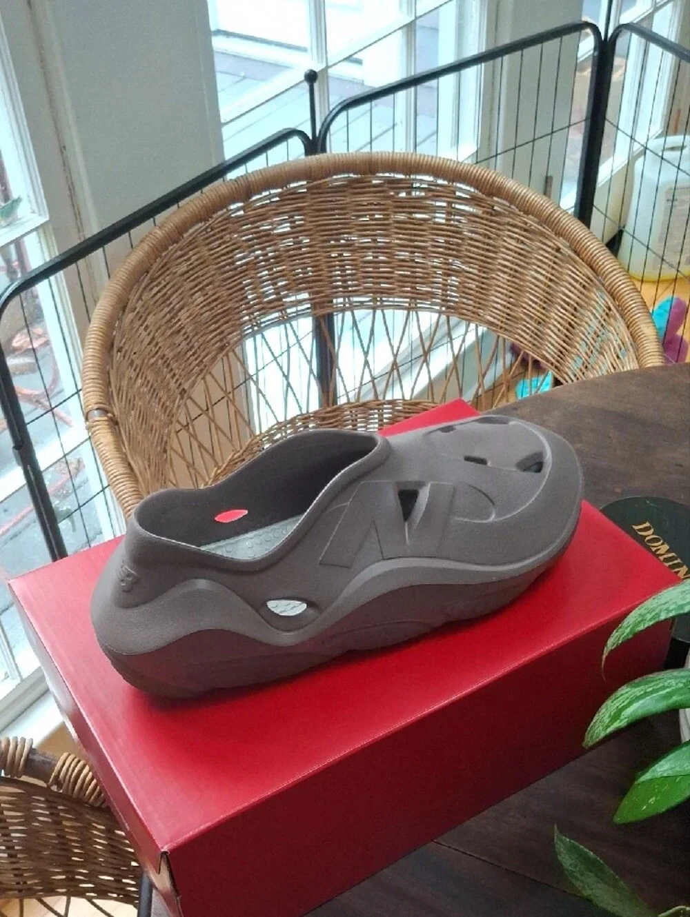 New Balance Men's Slip-On Clog in Gray